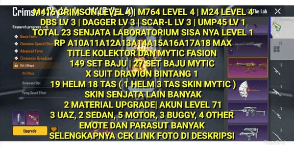 Gambar Product M416 CRIMSON SKYBLADE