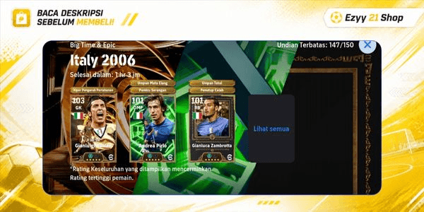 Gambar Product eFootball Epic/Showtime Vol.3 Account Safe Guaranteed