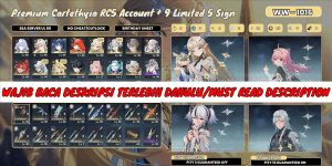 [SEA]10 Limit 5 Sign. Cartethyia RC5 Sign + Mornye + Lynae + Iuno + Augusta Sign + Camellya RC1 Sign +Jinhsi Sign +Etc. WW1016 [BACA DESK]