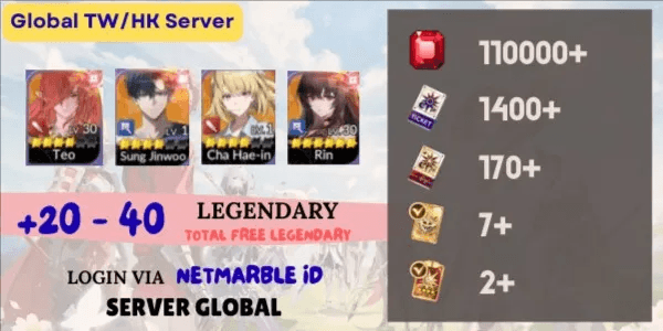 Akun Reroll Seven Knights The Re:BIRTH [Global] - 15