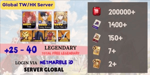Reroll Account Seven Knights The Re:BIRTH [Global] - 4