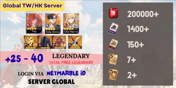 Reroll Account Seven Knights The Re:BIRTH [Global] - 4