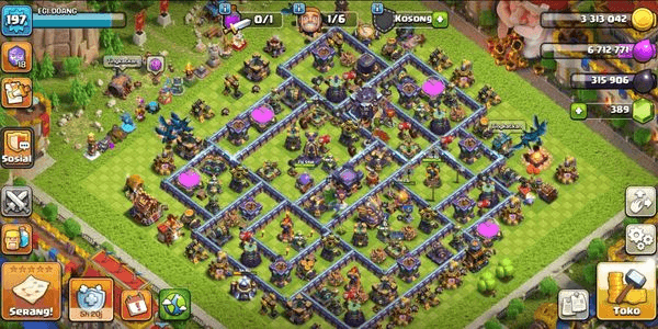 Gambar Product Town Hall 15 Base GG Walll All Maxx Deff Sisa Dikit. Hero High Level 85+90+60+62+31+7.Ber Skill Epic GG(9)  Murah Meriah