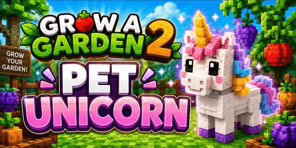 Gambar Product Pet Unicorn - Grow A Garden 2
