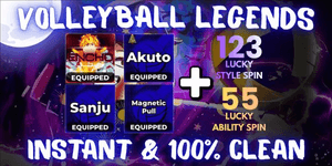 Account 1 EVO + 3 Secret (Encho, Twins, Sanju + Magnetic Pull) - Volleyball Legends