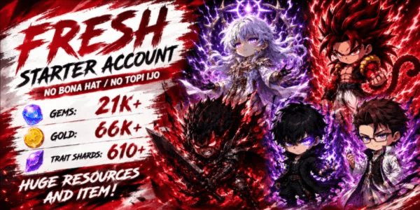 Starter Account Huge Resources [INSTANT]