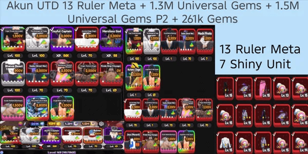 Akun Universal Tower Defense Ruler Meta (1)