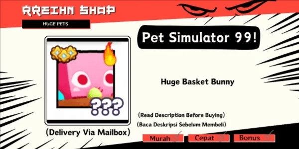 Huge Basket Bunny