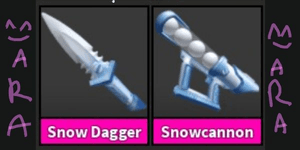 Snowcannon Set (Snowcannon + Snow Dagger) - Murder Mystery 2