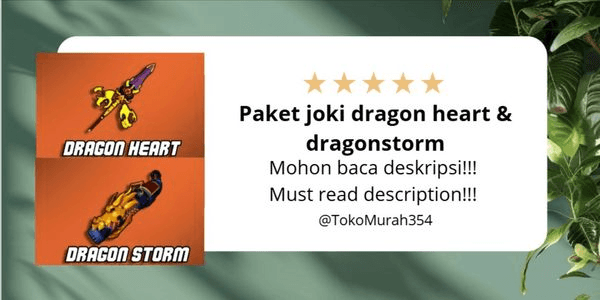 Gambar Product Dragon heart & dragonstorm boosting package