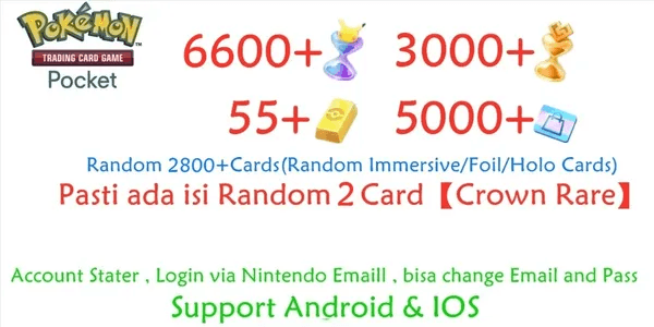 Pokemon TCG Pocket Account TCGP-6
