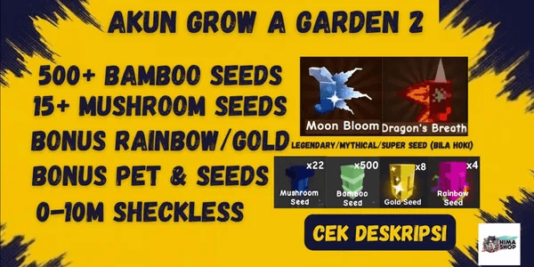 GROW A GARDEN 2 ACCOUNT [Many Bonuses]