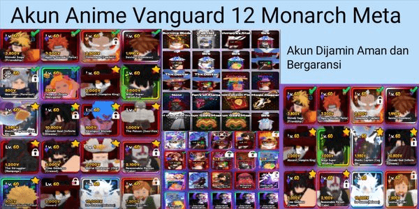 Gambar Product Akun Anime Vanguard Monarch Meta (2)