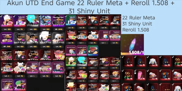 Akun End Game Universal Tower Defense Ruler Meta