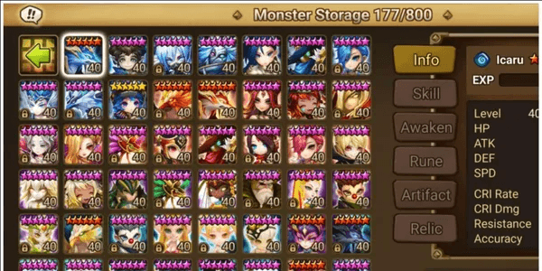 #SW559 [GLOBAL] 3 LD Nat5 Skin Scourge Lucifer, Shazam, Pater | ALL FARM, RTA C3/F3 | ROBO F29, Figaro, Leo, Triana | 120 Monster 6*