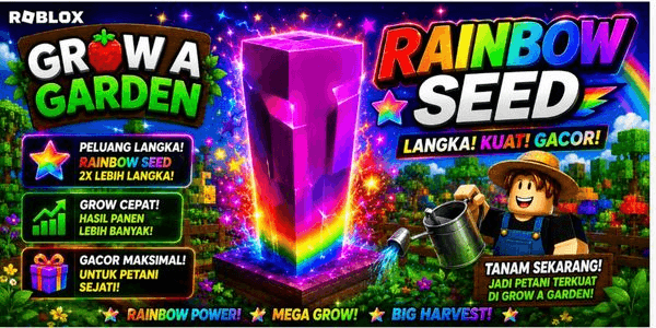 Gambar Product Rainbow Seed - Grow A Garden 2