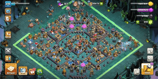 SCENERY DOOMED | MAX WALL & DEFF | TH18 SEMI MAX | EXP 235 | Xiao Yan | HERO 96 107 42 66 45 11 | GEMS 648 | CN 1500