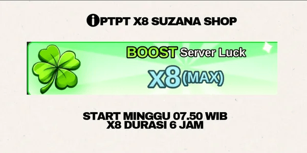 Server Luck x8
