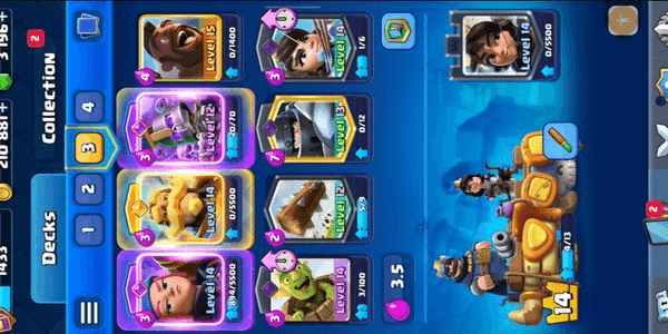 Gambar Product FREE TH13 MAX | CR | LVL 40 | 10 CARD EVO | KING TOWER 14 | GEMS 3196 | CN FREE | Zuckerbot | TROPHY 8878 | ARENA 22