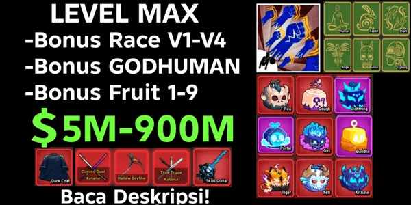 AKUN LEVEL MAX GODHUMAN