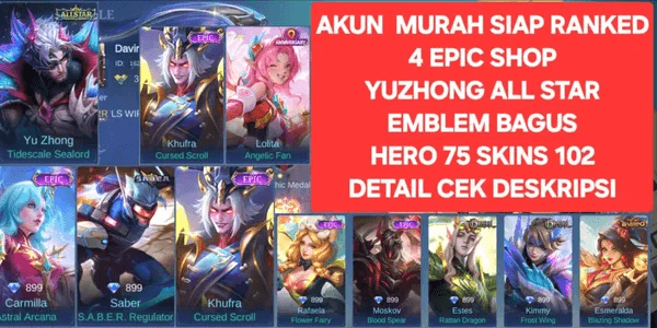 HANDSOME ACCOUNT GOOD FOR RANKED ENEMY