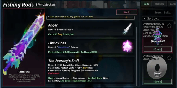 Boosting Service Joki Mastery Castbound Rod