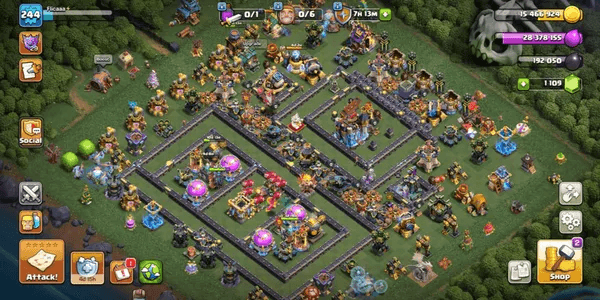 MAX DEFF & WALL | TH18 ALMOST MAX | EXP 244 | Flicaaa | HERO 103 106 92 70 55 19 | GEMS 1109 | CN 1500