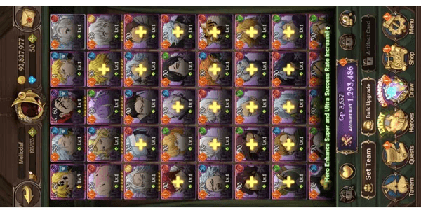 MELIODAS NEMESIS ULTI 3/6 STARTER ACCOUNT [ASIA]