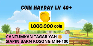 Coin 1jt Level 40+