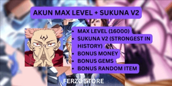 Gambar Product Sailor Piece Account MAX LEVEL + SUKUNA V2