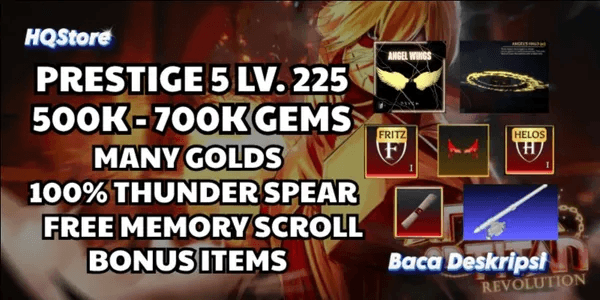 AOTR Account Exchange | Lots of Gems | Lots of Gold | Item Inventory - Attack on Titan Revolution