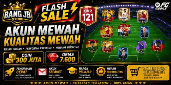 AKUN FC MOBILE HIGH OVR CHEAPEST‼️