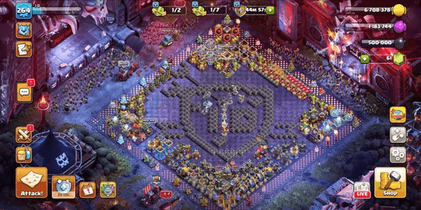 TH18 MAX | 5 Heroes Maxed | Full Rock N Roll Skin Set | 9 Epic Equipment Maxed