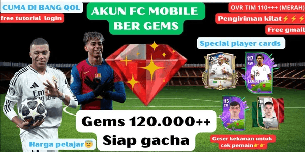 FC MOBILE SMURF ACCOUNT READY TO USE | 100,000+++ GEMS SUITABLE FOR GACHA | ACCORDING TO ORIGINAL PHOTO | #4