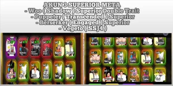 Anime Squadron Meta Account #1