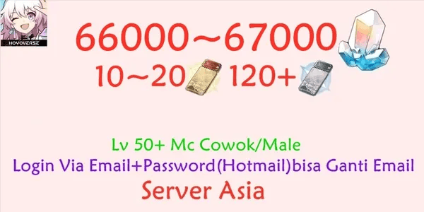 Honkai Star Rail HSR-3 Account