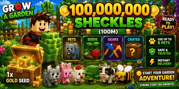 #1 ACCOUNT Grow A Garden 2 (According to Picture | 100% Safe | Automatic Delivery)