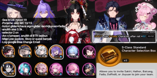 NTE Account With Rank S Character [SEA]