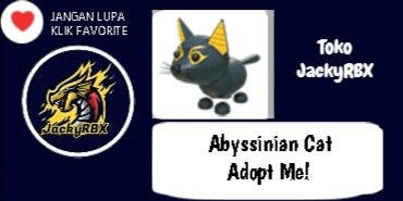 Gambar Product Abyssinian Cat