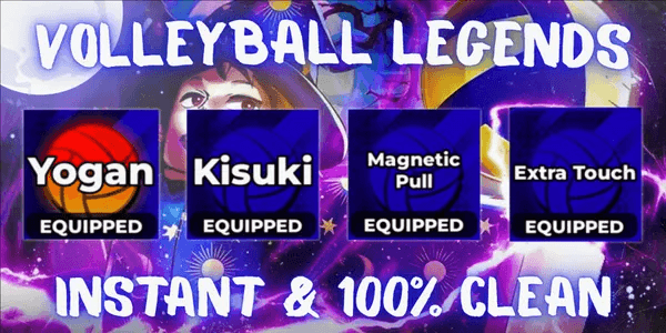 Akun 2 Secret Style + 2 Secret Ability (Yogan, Kisuki + Magnetic Pul, Extra Touch) - Volleyball Legends
