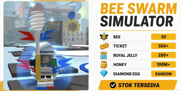 Gambar Product Akun 30 Bee | Bee Swarm Simulator
