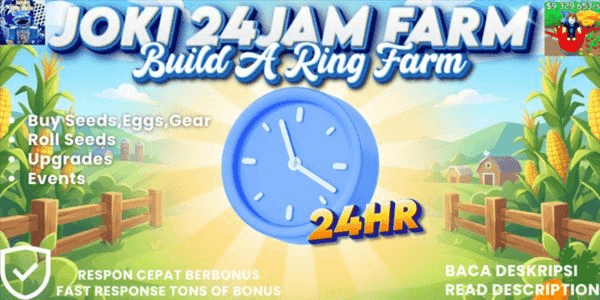 Gambar Product Joki 24-Hour Farming | Build A Ring Farm