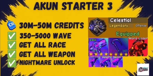 STARTER ACCOUNT 3 | SURVIVE ZOMBIE ARENA