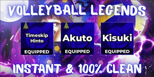 Akun 3 Secret Style (Timeskip Hinto, Twins, Kisuki) - Volleyball Legends