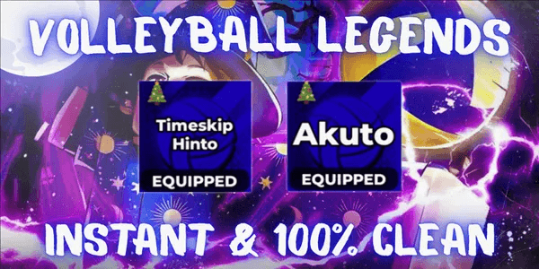 Akun 2 Secret Style (Timeskip Hinto, Twins) - Volleyball Legends