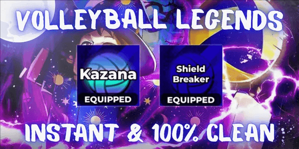 Akun 1 Secret Style + 1 Secret Ability (Kazana + Shield Breaker) - Volleyball Legends