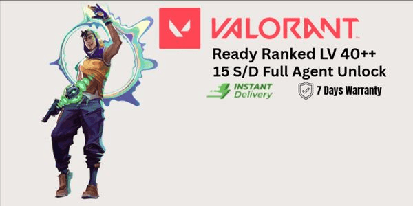 Gambar Product Valorant Ready Competitive | Lv 40++ | 15+ with Full Agents