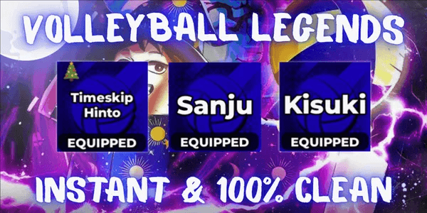 Akun 3 Secret Style (Timeskkp Hinto, Sanju, Kisuki) - Volleyball Legends