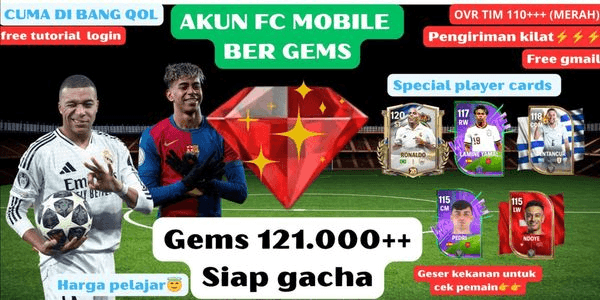 Gambar Product FC MOBILE ACCOUNT READY TO USE | GEMS 100,000+++ READY FOR TOP PLAYER GACHA | AS PER REAL PHOTO CHECK DESCRIPTION | #3