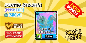 ANIMAL LIMITÉ !!! - SNOW CREAMYRA (415.044 $/s) | Build A Zoo